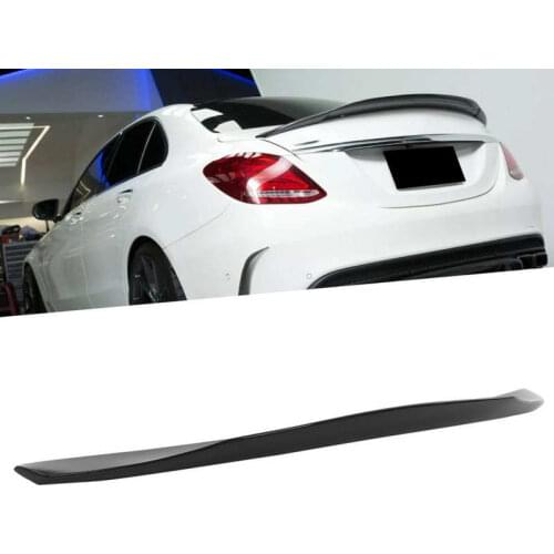 Carbon Fiber Look for PSM Style Duckbill Trunk Lid Spoiler Wing For Mercedes-Benz C-Class W205 2015-2020 Car Styling
