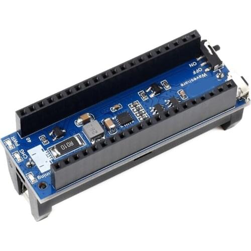 Uninterruptible Power Supply(UPS Module) for Raspberry Pi Pico Recharging Monitor Battery I2C Onboard Battery Protection