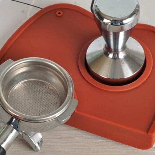 Coffee powder pad anti-slip corner filler Mat home bar silicone coffee machine handle pad kitchen tool coffee accessories