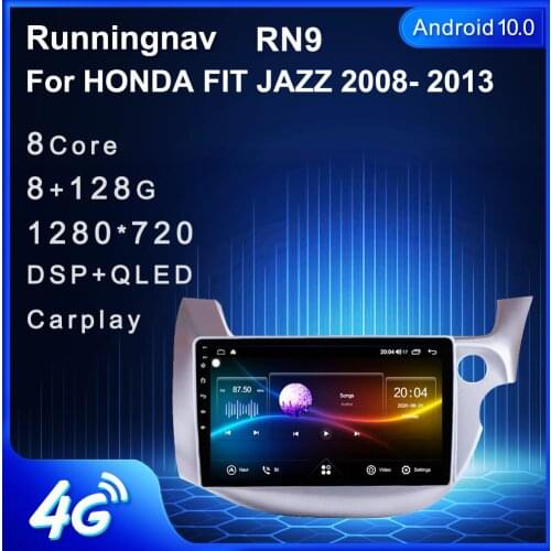Android 10.1 For HONDA FIT JAZZ 2008 2009 2010 2011 2012 2013 Multimedia Stereo Car DVD Player Navigation GPS Radio