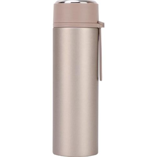 Modern New Mens and Womens Bright Colors Water Bottle Business Portable Rope Insulation Thermos Cup Cold Vacuum Straight Cup