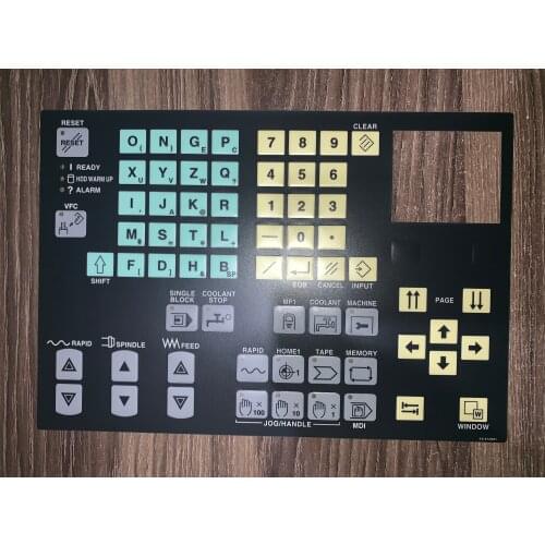 For Mazak CNC lathe operation panel button film, machining center panel film