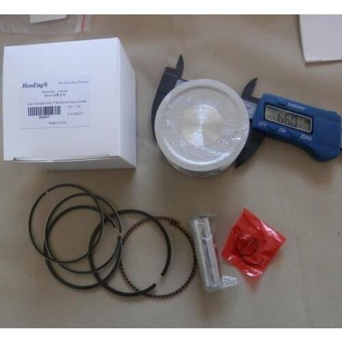 MZ175 66MM PISTON KIT FOR YAMAHA MZ-175 YP30G EF2600 EF2700 CYLINDER ASSEMBLY 4 STROKE 2KW GENERATOR RING SET CLIPS PIN REBUILD