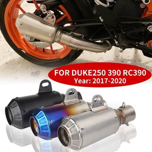 Applicable to KTM Duke 390 250 RC 390 rc390 2017 2018 2019 exhaust muffler intermediate connecting pipe
