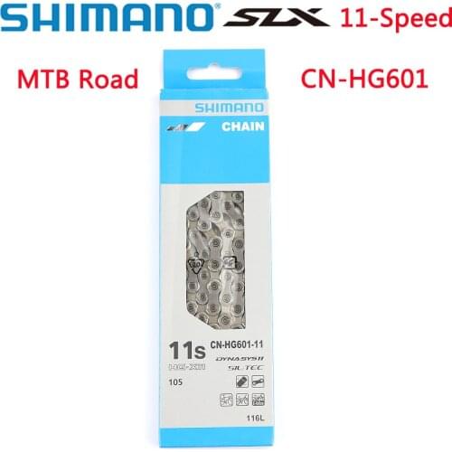 Shimano 105 DEORE SLX HG601 11 Speed Chain for MTB Mountain Bike Road bike Components and Parts 116L 112L 5800 M7000 Chains
