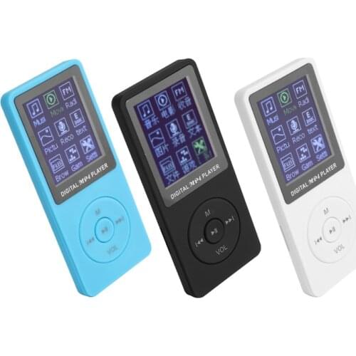 Sports FM Radio Mp3 Mp4 Player Portable With 1.8" LCD Support Music Video Media Mp3 Mp4 Player Support Micro TF/SD Card