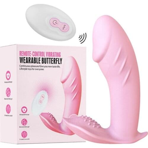 Wireless Remote Dildo Vibrator Panties for Women Clit Stimulator Adult Sex G Spot Female Clitoris Masturbator Erotic Toy