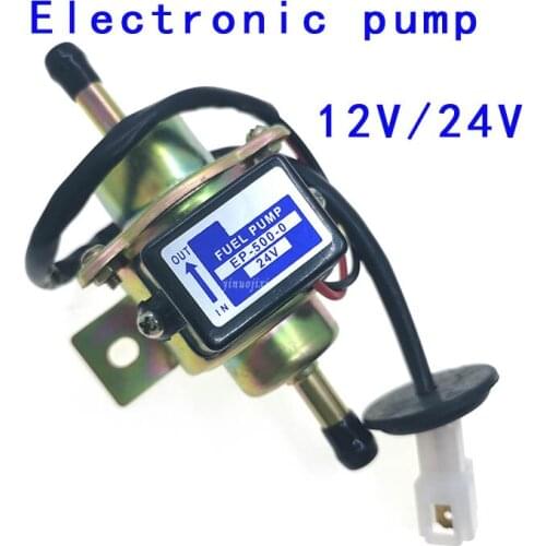 Excavator accessories Kubota special excavator electronic fuel pump external fuel pump 12V/24V fuel pump accessories