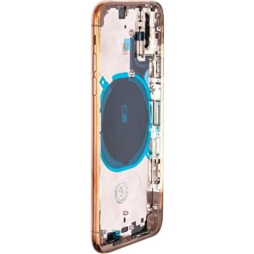 Backcover replacement for iphone 8 to 12promax repair battery housing + volumn flex + power flex + charging port parts