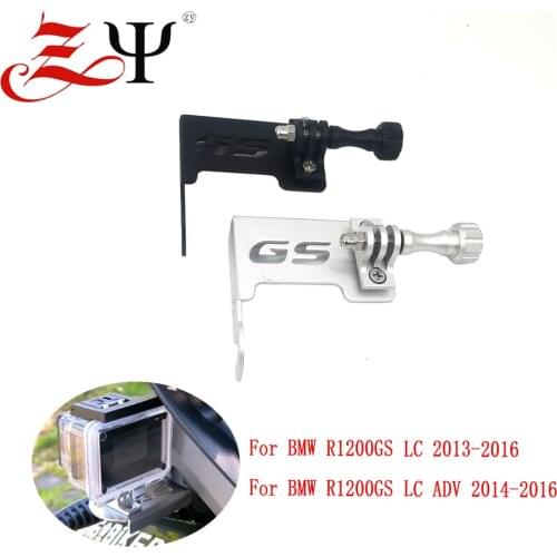 Motorcycle Parts Left Front Stand Camera Bracket Go Pro Camera Mount Bracket For BMW R1200GS LC ADV 2013-2020 R1250GS 2018-2020