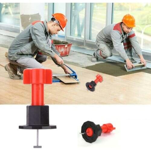 Hot 500Pcs Tile Leveling Clips 100Pcs Flat Ceramic Floor Wall Construction Tools Reusable Tile Leveling System Kit