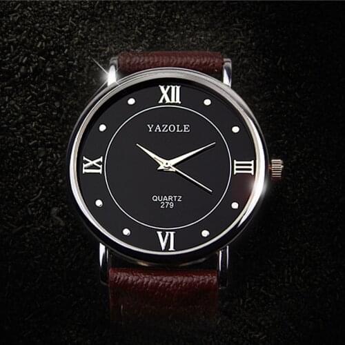 2020 Yazole Watch Leather Belt Men Watch Business Models Wild Fashion Simple Quartz Watches Relojes Hombre Relogio Masculino