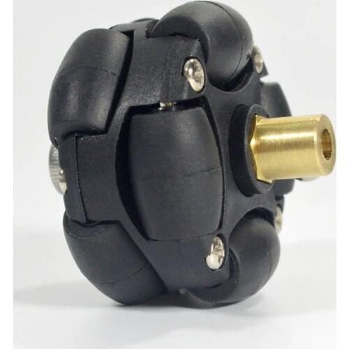 4pcs/lot 38mm 1.5inch Plastic Omni Wheel Omnidirectional Wheel With 3mm 4mm Mounting Coupling Hub For Arduino Robocup Robocon