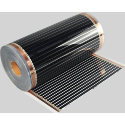 50cm*4m 50cm*2m Electric Heating Film Infrared Underfloor Foil Warming Mat 220V 220W Floor Heating Systems & Parts