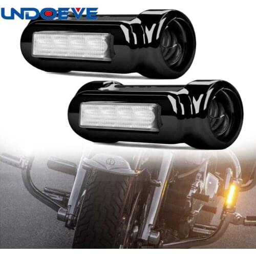 Motorcycle Accessories Highway Bar Switchback Driving Light White Amber LED for Vctory Crash Bars Motorcycles Touring Bikes