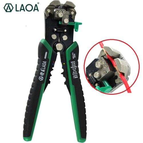 LAOA Automatic Wire Stripper Tools Professional Electrical Automatic Cable Stripping Wire Cutter Tools for Electrician Crimping