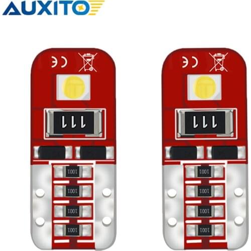 AUXITO 2Pcs T10 W5W Led Car Lamps 6000K 12v Error Free Auto LED Bulb For Bmw e46 e90 f30 Volkswagen Golf Passat Peugeot 307 206