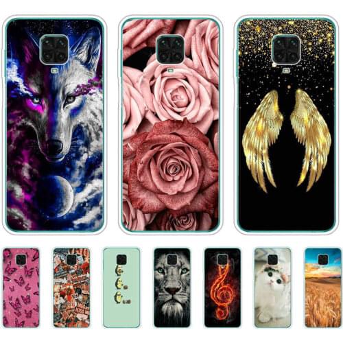 For Xiaomi Redmi Note 9 pro Case back Bumper fashion Printing Soft Silicone Phone Cover for Redmi Note 9 Pro Cases bumper