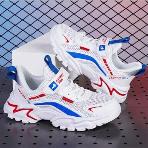 Kids' shoes 2021 new mesh breathable girls' casual shoes boys' soft sole, antiskid and comfortable running shoes