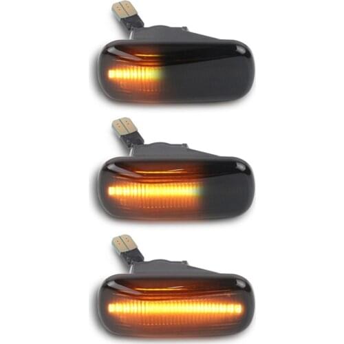 2X Dynamic LED Side Marker Blinker Turn Signal Light For Honda Accord CR-V Civic Jazz Fit Stream Integra DC5 City Odyssey Acura