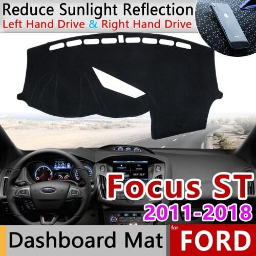 For Ford Focus ST 2011 2012 2013 2014 2015 2016 2017 2018 Anti-Slip Mat Dashboard Pad Sunshade Dashmat Protect Car Accessories