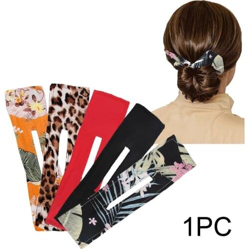 Styling DIY Knotted Wire French Hair Band Hairpin Stylish Fashion Accessories Deft Bun Print Headband Summer Women Gift Tool