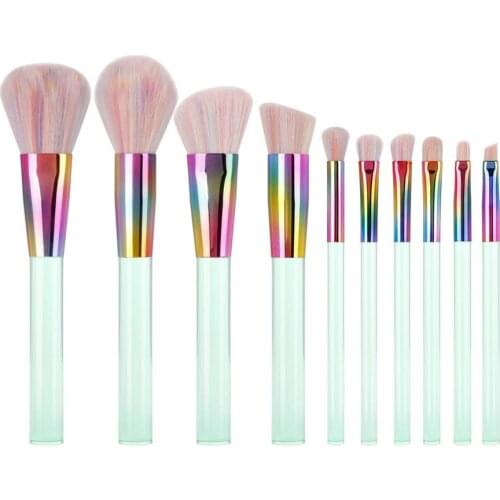 Summer Series 10 Makeup Refreshing Set Full Set of Makeup Tools Brush Foundation Eye Shadow Brush