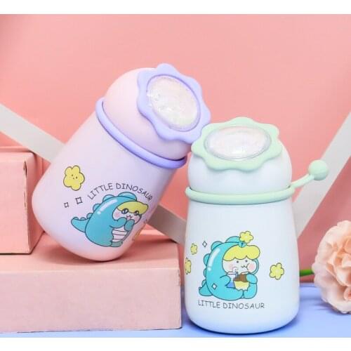 2020 Creative new cartoon cute mini insulation cup with handle student portable stainless steel insulation kettle
