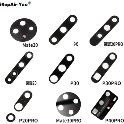 Rear Camera Lens for Huawei P40 pro P30 Lite P20 Pro mate 30 20 pro Honor 30 20 pro Back Camera Glass Cover+Sticker Replacement