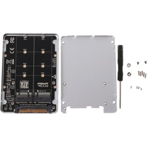 PCIE 3.0 PCI-Express NGFF SSD X4 X16 Intel M-KEY B-Key Card M.2 TO U.2 SFF-8639 Adapter Converter with U2 Box