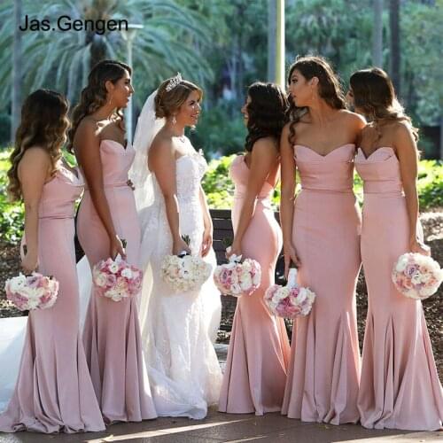 Bridesmaid dresses for Evening event Sweetheart off shoulder Long Mermaid Prom Dresses Gown 2020 for Women