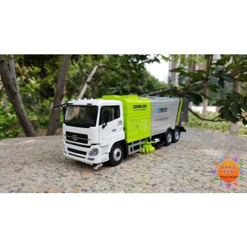Rare,Collectible Alloy Model Gift 1:38 Scale Zoomlion Road Environmental Sweeper Truck Vehicle DieCast Toy Model For Decoration