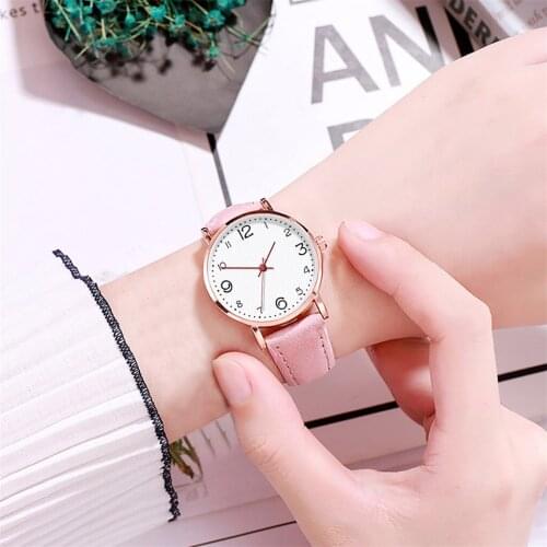 2019 Luxury Brand Womens Watch Simple Style Leather Band Quartz Watch Fashion Wristwatch Ladies Watches Clock For Women Relogio