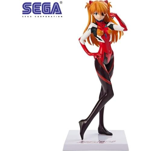 Sega Neon Genesis Evangelion 3.0 Asuka Langley Shikinami Premium Figure Eva 02 Anime Action Figurine Collection Dolls Kids Toys