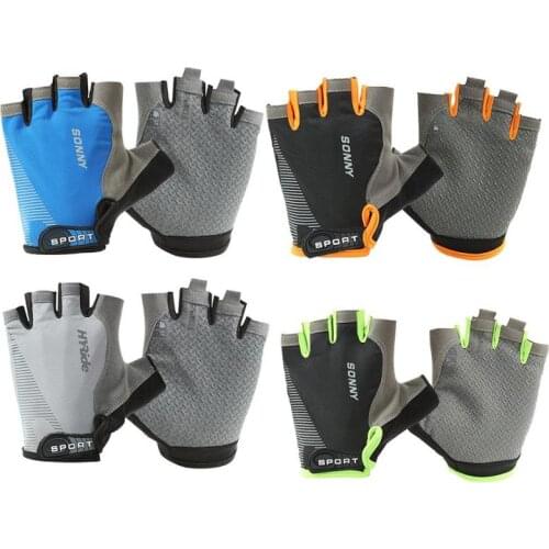 Bicycle Gloves Half Finger Outdoor Sports Gloves For Men Women Breathable MTB Road Racing Riding Cycling Hiking Gloves