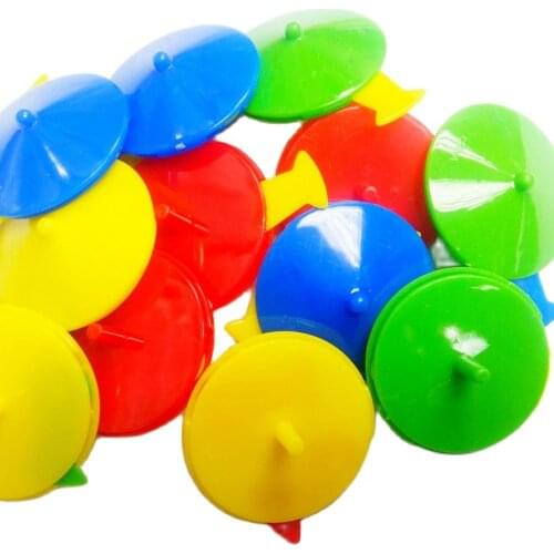 12X Mini Spinner Spin Tops spinning play Game Gift Birthday Party Favours Favors Pinata Filler Bag Loot Gag Cup Cake Decoration
