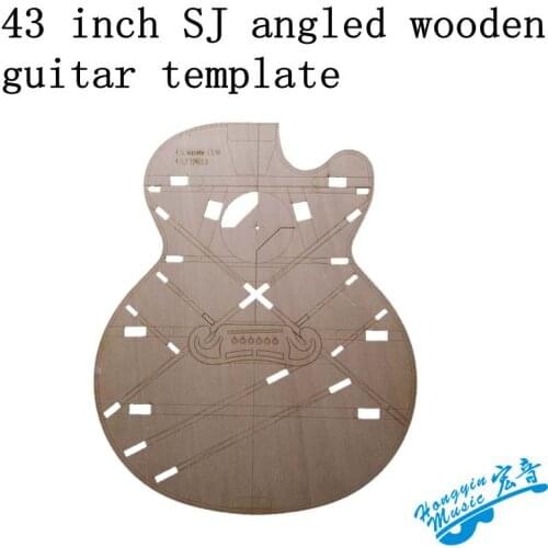 43 inch SJ200 guitar wooden template guitar making shape sound hole sound beam position map JUMBO type treasure