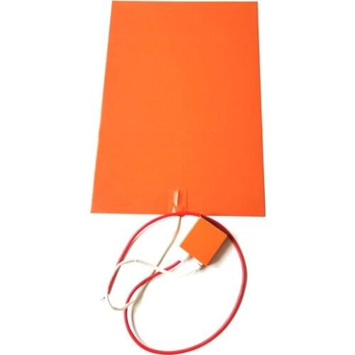 800*500*1.5mm 110v 2500w indurtrial silicone heater digital thermostat on wire 1000mm lead wire out from middle of 500mm side