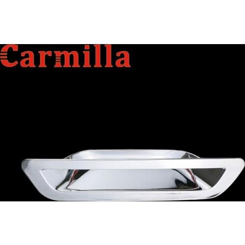 Carmilla ABS Chrome Car Rear Trunk Open Handle Refitting Cover Sticker Parts for Ford Everest Endeavour Raider 2015 2016 2017