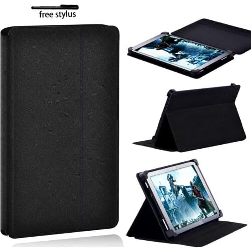 Black Tablet Case for Fusion5 104 10.1inch Tablet Dust-proof Scratch Resistant Protective Case Cover + Stylus