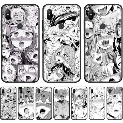 Anime girl cartoon japan cute face Phone Cases For Xiaomi Redmi 7 9t 9se k20 mi8 max3 lite 9 note 8 9s 10 pro Shell Cover Funda