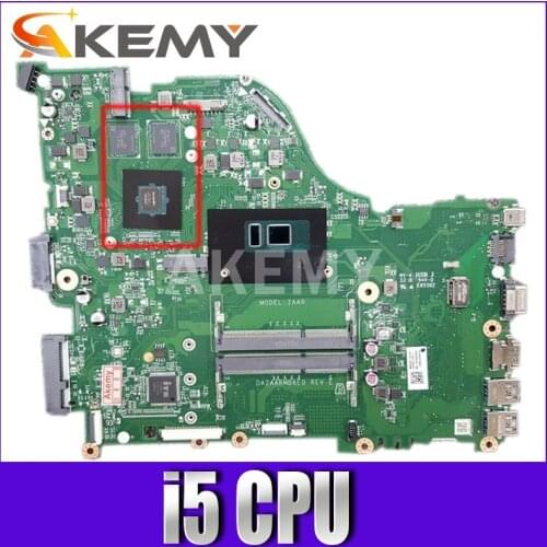 DAZAARMB6E0 NBGWL11001 NB.GWL11.001 motherboard For ACER Aspire E 15 E5-576G E5-576 mainboard SR3LA I5-8250U CPU