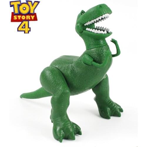 22cm Disney Toy Story 4 Rex The Green Dinosaur PVC Action Figures Model Dolls Legs Can Move Collection Toys For Children Gift