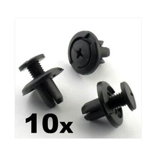 For Clips Screws Wheels Passage Liner / Mud Guard and Bumper 8mm For Honda X10