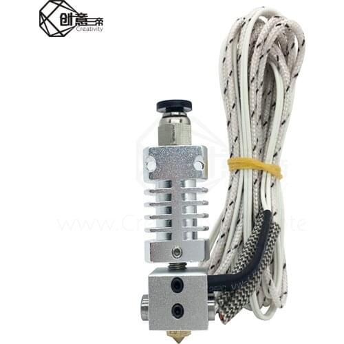 3D Printer Parts Full Metal J-head Hotend Extruder Kit Compatible CR-10 CR-10S E3D V6 Bowden Extruder 1.75/0.4MM Nozzle