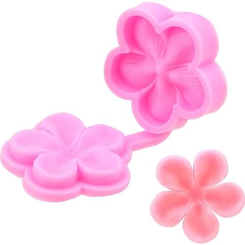 Plum Shape Cake Mold Silicone Food Grade Material Cake Decoration Baking Tools Cake Decorating Tools