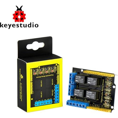 Keyestudio 4 channel 5V Relay Shield module for Arduino UNO R3