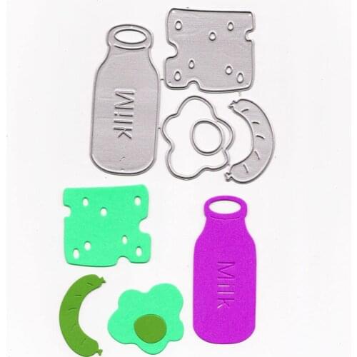 Metal Rich breakfast paper die cutting dies for Scrapbooking/DIY Easter wedding Halloween Easter card