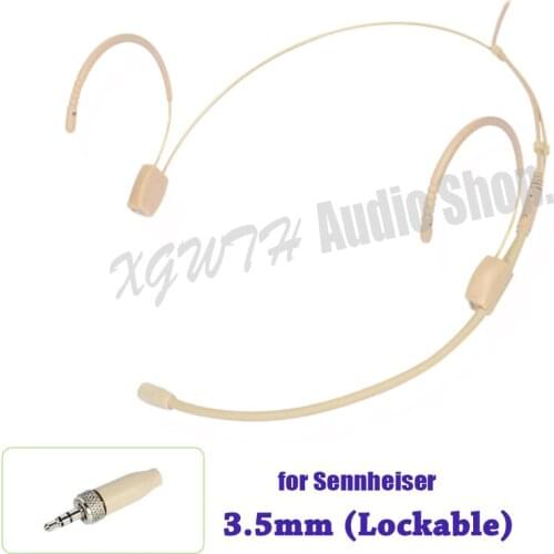 Omnidirectional Condenser Head Wearing Headset Microphone for Sennheise G1 G2 G3 Wireless System Head Headworn Mic 3.5 mm 3.5MM