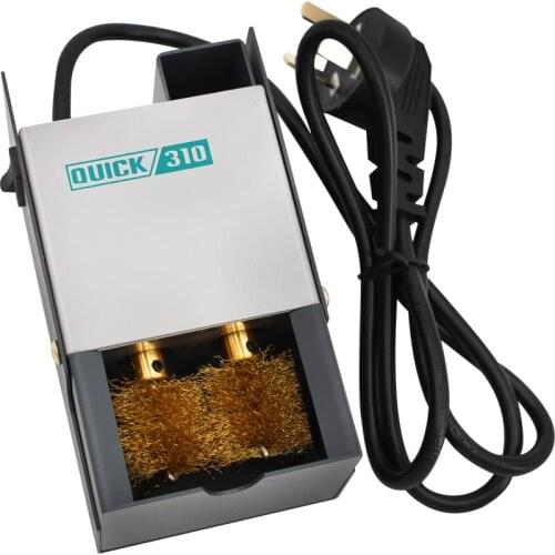 310 Soldering Iron Tip Automatic Cleaner Electric Vacuum Cleaner Cleaning Brush Copper Brush Cleaning Machine YZ